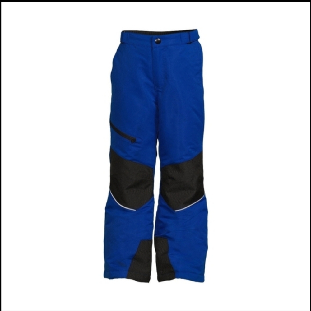 Swiss Tech Boys Size M (8) Snow Pants Blue/Black
